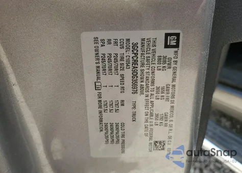 2013 Chevrolet Silverado C1500 Ls z USA, uszkodzony, nr VIN 3GCPCREA9DG356976